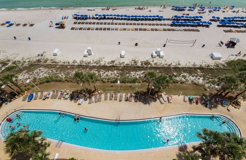 Panama City Beach Condo | BEAUTIFUL BEACHFRONT! PLENTY OF ROOM FOR 8!BCH SRVC INCL!