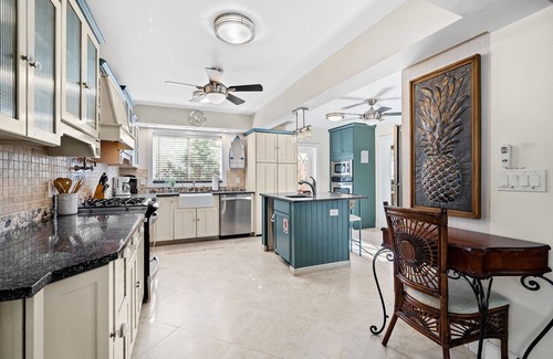 Birch Park Finger Streets House | Beautiful Beach House with pool, lush tropical landscaping steps from the ocean