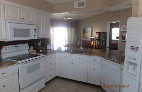 Madeira Beach Condo | Beautiful beach view from master bedroom/kitchen/front room!