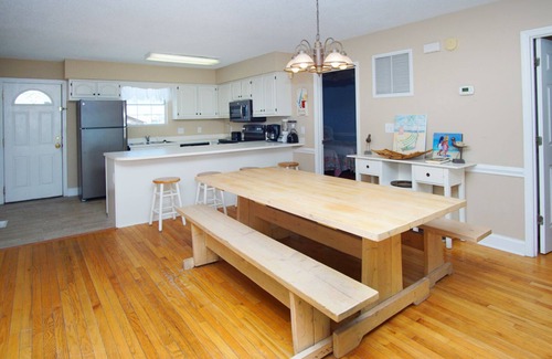 Cherry Grove Beach House | Beautiful, bright oceanfront home w/the ocean at your back door-huge deck for playing & resting
