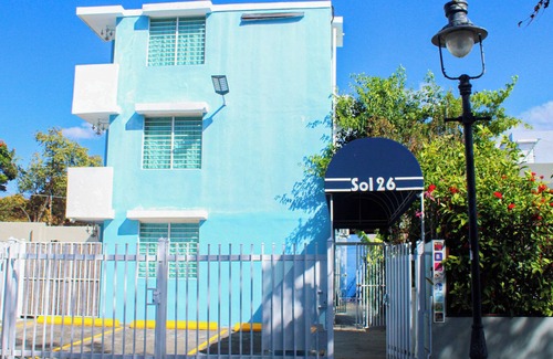 Ponce Centro Apartment | Beautiful Chandeliers, Cozy & Enjoyable Studio - Balcony/FREE WIFI - 301