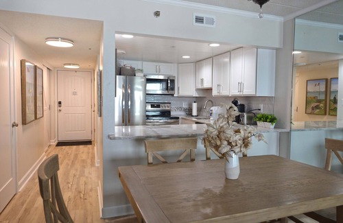 Midtown Ocean City Condo | Beautiful completely remodel, relaxing luxury 2 bedroom oceanfront condo with an outdoor pool and a gorgeous ocean view only a few steps from the beach!