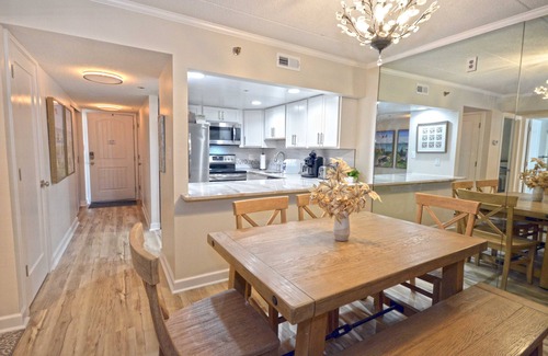 Midtown Ocean City Condo | Beautiful completely remodel, relaxing luxury 2 bedroom oceanfront condo with an outdoor pool and a gorgeous ocean view only a few steps from the beach!