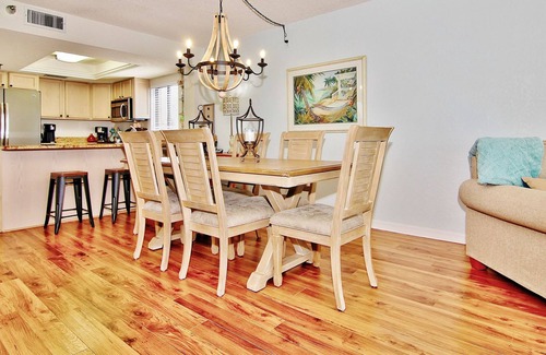 Madeira Beach Condo | Beautiful corner condo w/ample balcony, beach views, W/D, heated pool, pool spa