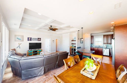 Ocean City Beach House | Beautiful dog-friendly ocean view home with hot tub, lovely balcony, W/D & AC