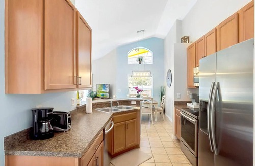 Kissimmee House | Beautiful Disney Home! Heated Pool/Spa Arcade Gated Community 4BR/3BA