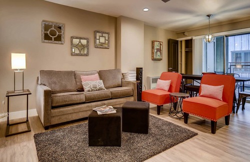 North Park City Condo | Beautiful downtown condo w/ modern accents, shared pool & hot tub!