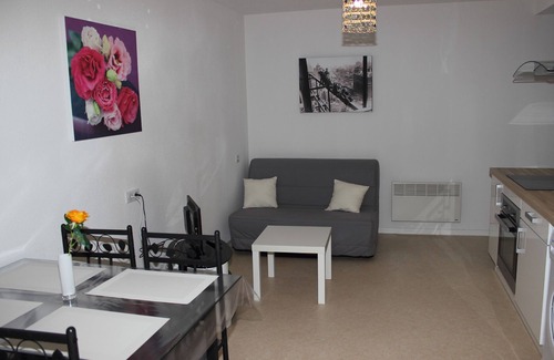 Lamalou-les-Bains Apartment | Beautiful F2 modern terrace 10m2 PMR access (handicap) - closed courtyard private parking