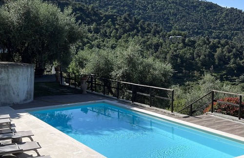 Seborga House | Beautiful farm house with pool, open spaces and amazing sea views