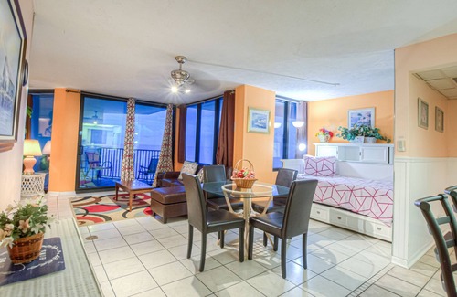 Panama City Beach Apartment | Beautiful Gulf Front, 1BD, 1BA, Great Location: Sunbird East 1107E