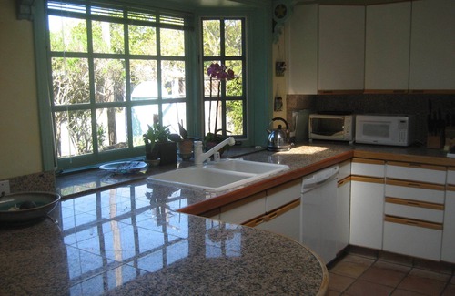 West Mesa House | Beautiful home, 1/2 block from ocean, with pool, garden, available Fall '25