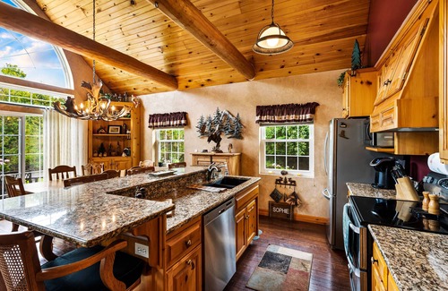 Fish Creek House | Beautiful home located on the bluff just above down town Fish Creek