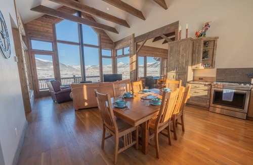 Crested Butte House | Beautiful home with mountain, valley and river views - one mile from town