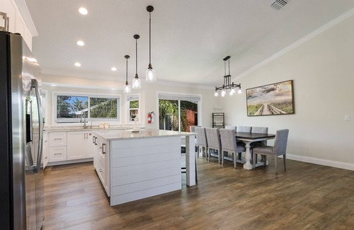 Holmes Beach House | Beautiful Home with Heated Pool and Game Area!