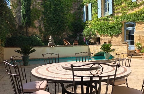 Saint-Siffret House | Beautiful house pool village heart St Siffret. Uzes