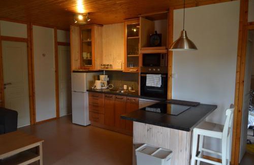 Saint-Germain-de-Tallevende-la-Lande-Vaumont Ski Chalet | Beautiful lake view 3 bedroom chalet.
