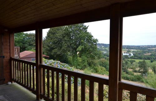 Saint-Germain-de-Tallevende-la-Lande-Vaumont Ski Chalet | Beautiful lake view 3 bedroom chalet.