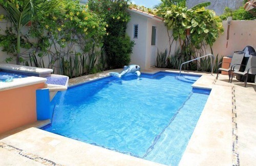 Colonia Andres House | Beautiful LARGE Private Home with Private Pool, Hot Tub, Party Deck
