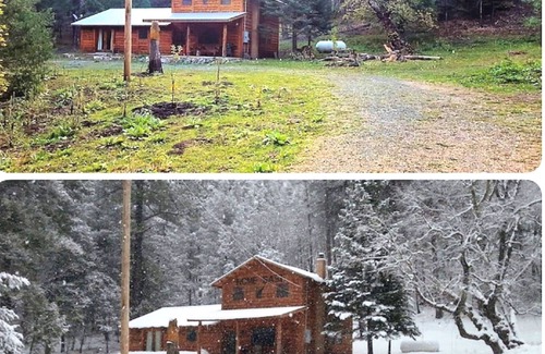 Nogal Cabin | BEAUTIFUL LOG CABIN ON NOGAL CANYON CREEK/LINCOLN CO NATIONAL FOREST