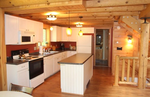 Moultonborough House | Beautiful Log Home in Suissevale on Lake Winnipesaukee with Beach Access