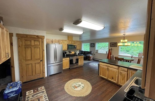 Eagle River House | Beautiful mountain views from this quiet rural home.