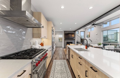 Keystone Condo | Beautiful Mountain Views! Private Hot-Tub, Game Room, EV Charging & Elevator!