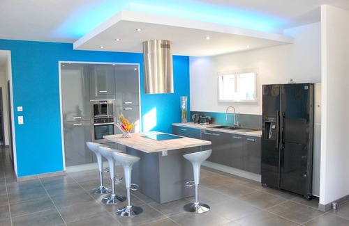 Allas-les-Mines House | Beautiful new house Perigord black, private pool overflow 12mx5m