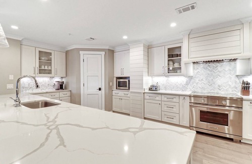 North Forest Beach Villa | Beautiful oceanfront 5 Bedroom villa with pool access & steps from Coligny
