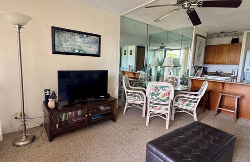 Kihei Condo | Beautiful OCEAN View! Across from BEACH! AC in bedroom! From 140 a night!