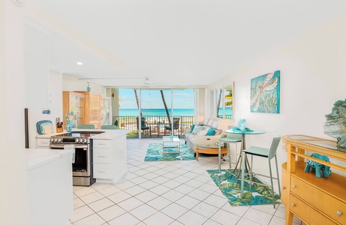 Maili Condo | Beautiful Oceanfront Condo, Newly Renovated and Amazing Sunsets Every Night!