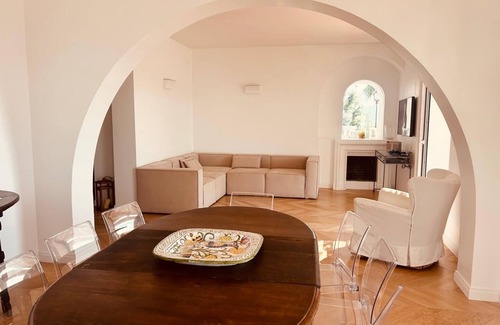 Massa Lubrense Villa | Beautiful panoramic villa in a private park with descent to the sea