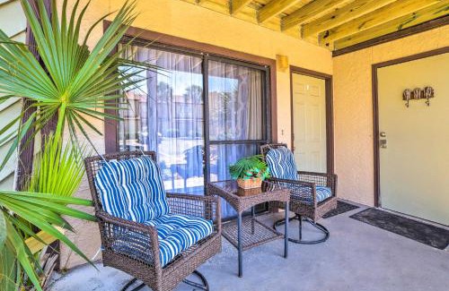 West Panama City Beach House | Beautiful PCB Townhome Balcony and Resort Amenities