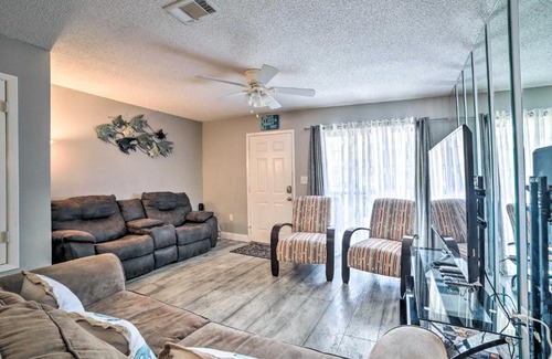 West Panama City Beach House | Beautiful PCB Townhome Balcony and Resort Amenities