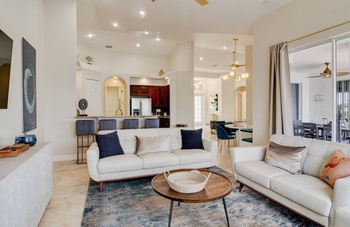 Burnt Store Villa | Beautiful Pool Home with Gulf access