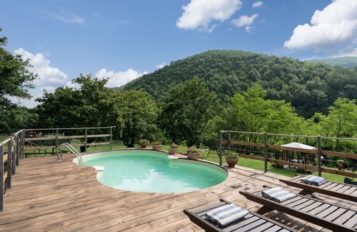 Borgo San Lorenzo Villa | Beautiful private villa with WIFI, private pool, TV, patio and panoramic view, close to Florence