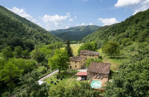 Borgo San Lorenzo Villa | Beautiful private villa with WIFI, private pool, TV, patio and panoramic view, close to Florence