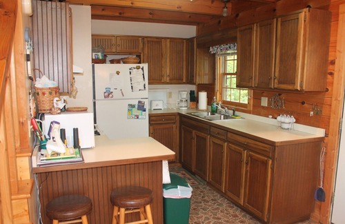 Marion Cabin | Beautiful Private Log Cabin Nestled In A Gated Community With Mountain Views.