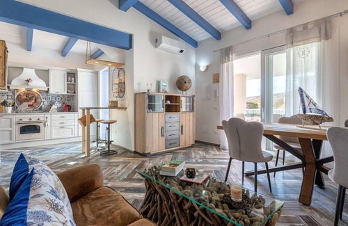 Valledoria Villa | Beautiful private villa for 4 guests with A/C, TV and terrace