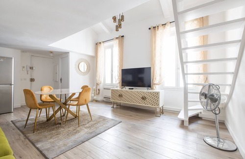 Cannes City Centre Apartment | Beautiful Renovated Duplex Min. from Beach/Palais