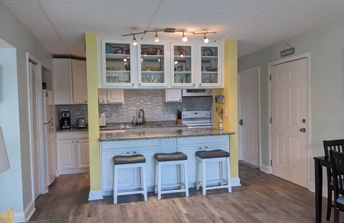 Port Canaveral Condo | Beautiful Renovated Beach side Condo, 1 Short Block To The Beach!