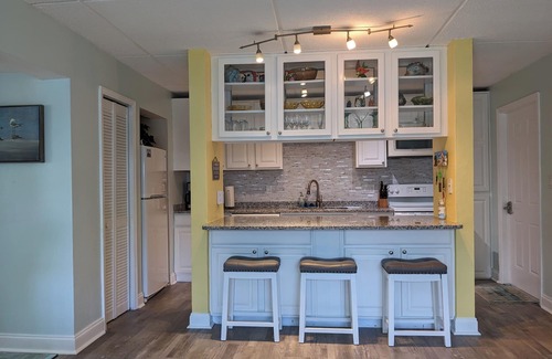 Port Canaveral Condo | Beautiful Renovated Beach side Condo, 1 Short Block To The Beach!