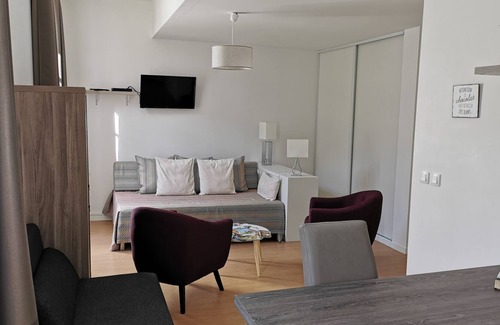 Aulus-les-Bains Apartment | Beautiful studio n ° 204 relooked and standing in residence of the big hotel
