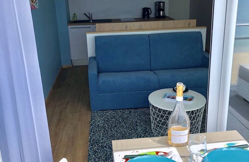 Benodet Apartment | Beautiful studio spectacular view of the beach