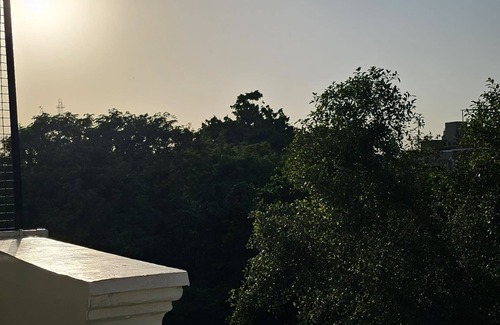 RK Puram Apartment | Beautiful Terrace Apartment! Park Facing! GK 1 Enclave by HostMyStay
