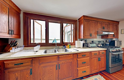Georgetown House | Beautiful, Traditional Maine Home With Great Porch, Sand Beach, And Water Views