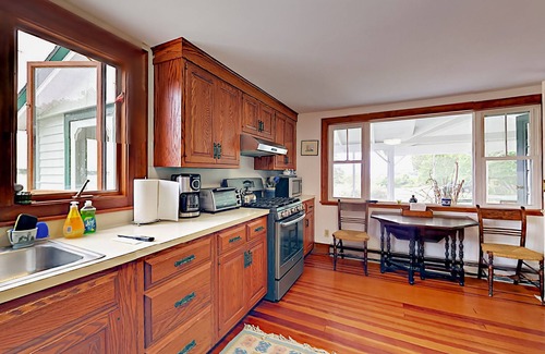 Georgetown House | Beautiful, Traditional Maine Home With Great Porch, Sand Beach, And Water Views