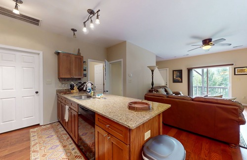 Banner Elk House | Beautiful tree-lined home with mountain view balcony & grill - near outdoor rec