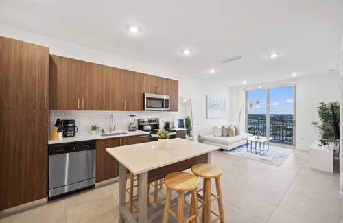 Overtown Apartment | Beautiful Unit in Dowtown Miami W Free Parking
