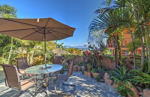 La Cruz de Huanacaxtle Apartment | Beautiful View Garden Apartment. Views of Banderas Bay,Garden,Pool and Waterfall
