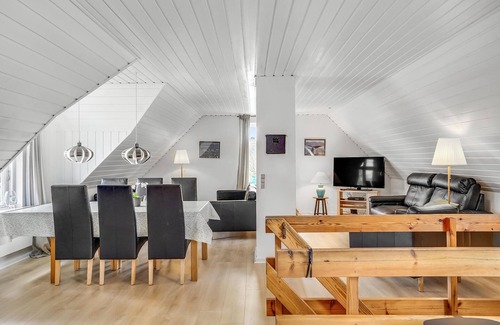 Allingabro Apartment | Beautiful vacation apartment on two floors, offering plenty of space.